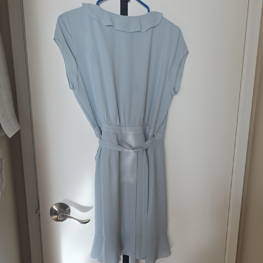 Sunday Best Sky Blue Ruffle Mini Dress - Picture 8 of 10